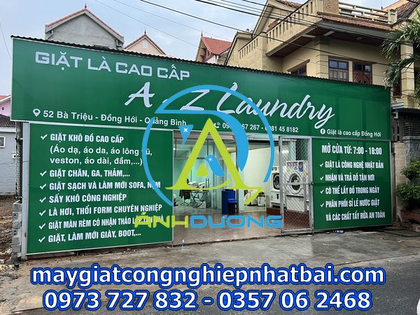Máy giặt công nghiệp tại Ba Đồn Quảng Bình